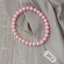 Armband Perlen Ø 7 - 8 mm rosa